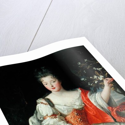 Portrait of Louise-Francoise de Bourbon late 17th century by French School