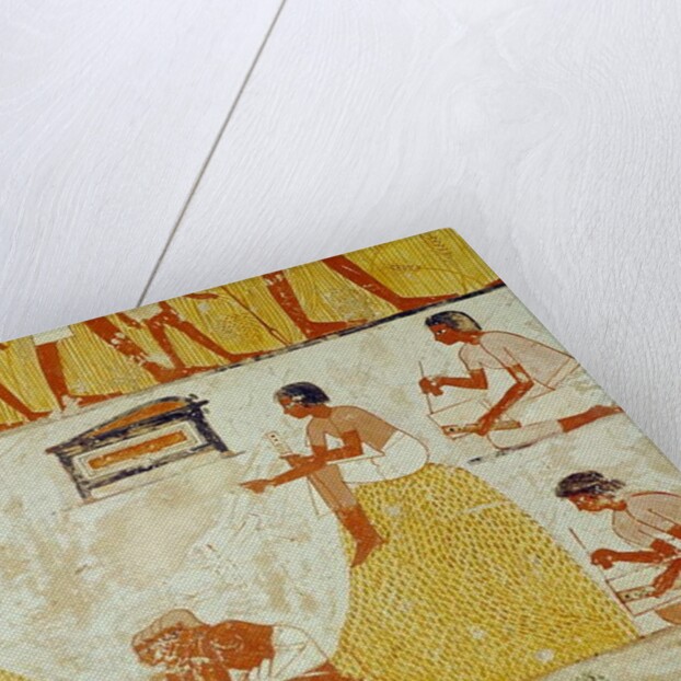 Recording the harvest by Egyptian 18th Dynasty