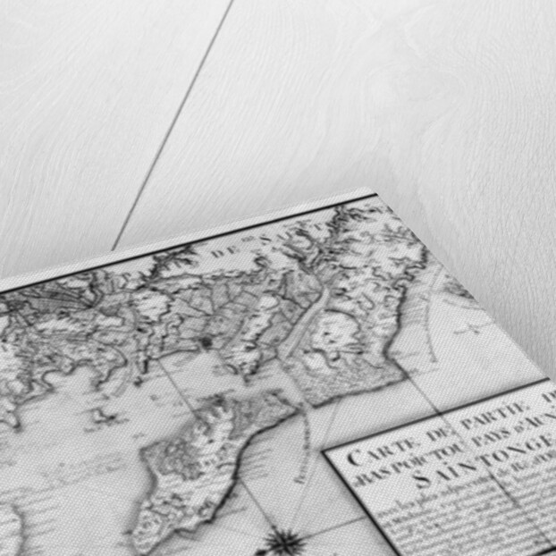 Atlas 131 H f.1 Map of Bas Poitou, Pays d'Aunis and Saintonge by Claude Masse