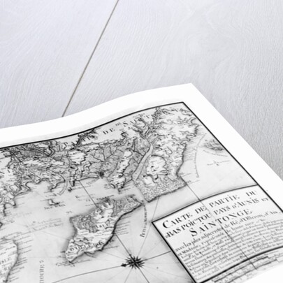 Atlas 131 H f.1 Map of Bas Poitou, Pays d'Aunis and Saintonge by Claude Masse