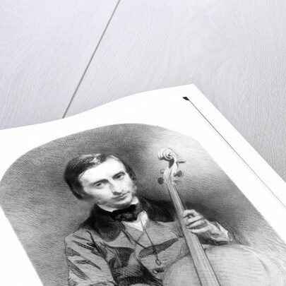 Portrait of Jacques Offenbach 1850 by Alexandre Laemlein