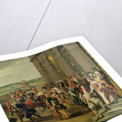 Louis XIV in Front of the Grotto of Thetis at Versailles, 1675 by French School