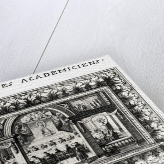 Meeting at the Academy Francaise in 1635 by French School