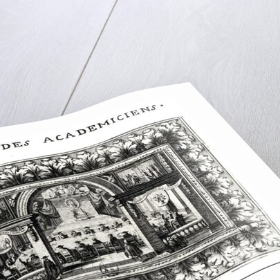 Meeting at the Academy Francaise in 1635 by French School