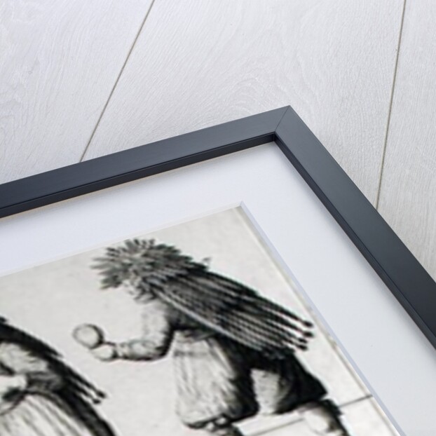 Members of the Tupinambras Tribe Taken to the King of France in Paris to be Baptised and Converted to Christianity, 1613 by Joachim Duviert