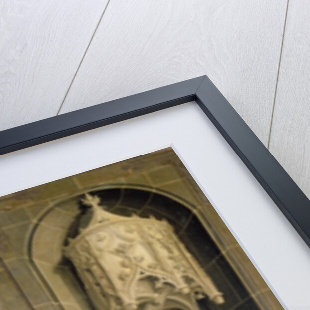 The Annunciation, outer panel from the Triptych of Moses and the Burning Bush, c.1476 by Nicolas Froment