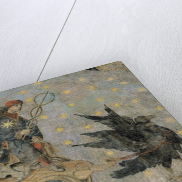 The Chariot of Mercury, detail from the vaulting of the 'Cielo de Salamanca', c.1480-90 by Fernando Gallego