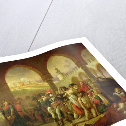 Napoleon Bonaparte visiting the plague stricken of Jaffa, 11th March 1799, 1804 by Baron Antoine Jean Gros