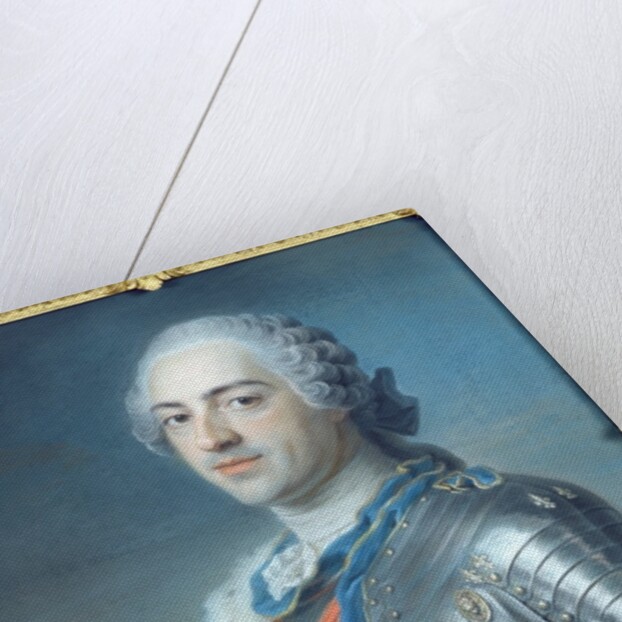 Portrait of King Louis XV 1748 by Maurice Quentin de la Tour