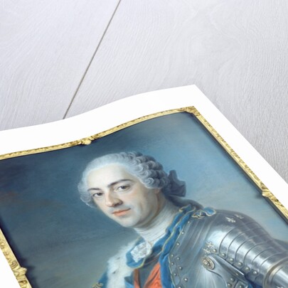 Portrait of King Louis XV 1748 by Maurice Quentin de la Tour