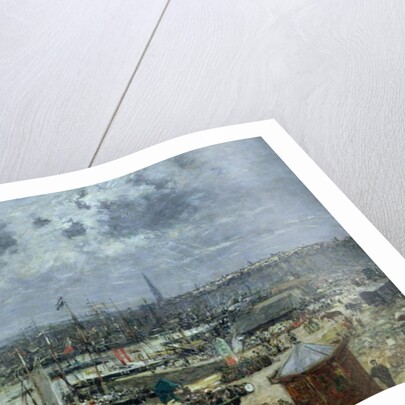 The Port of Bordeaux, 1874 by Eugene Louis Boudin