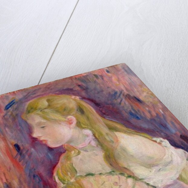 Young Girl with a Fan, 1893 by Berthe Morisot