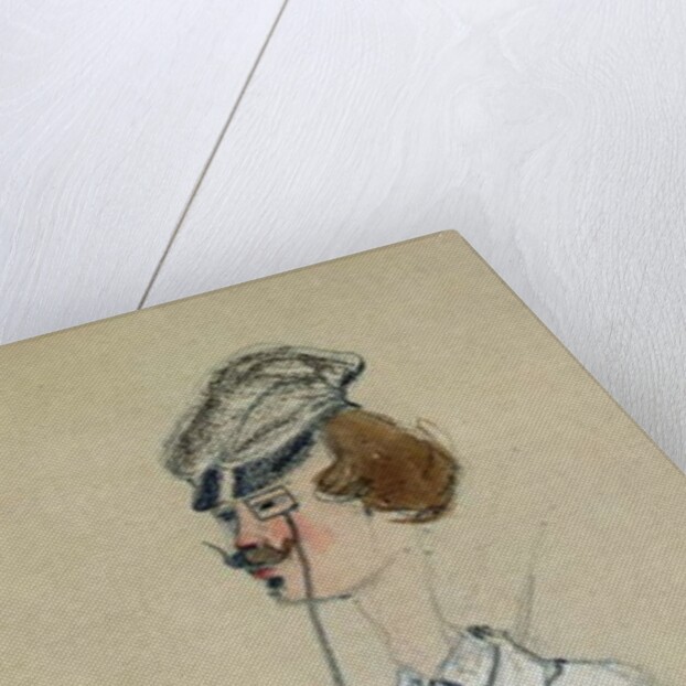 Young Man with a Monocle, 1857 by Claude Monet