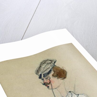 Young Man with a Monocle, 1857 by Claude Monet