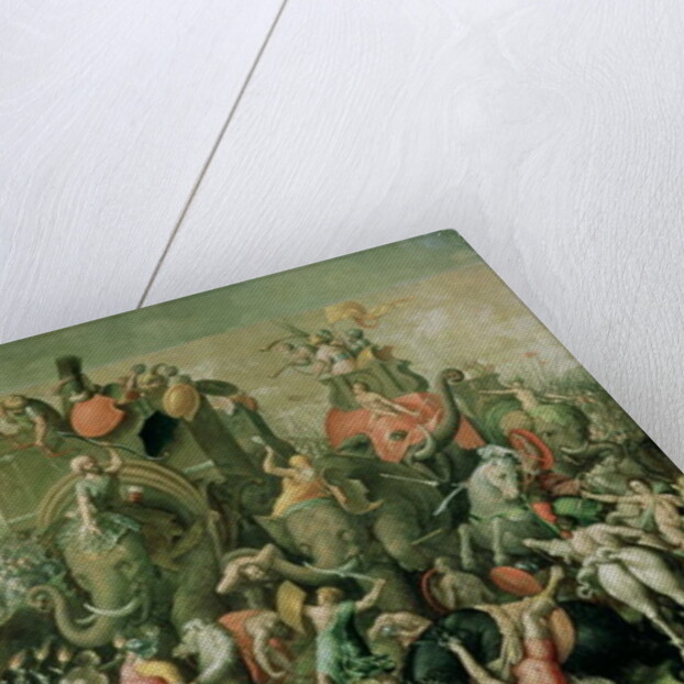The Battle of Zama, 202 BC, 1570-80 by Giulio Romano