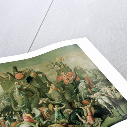 The Battle of Zama, 202 BC, 1570-80 by Giulio Romano