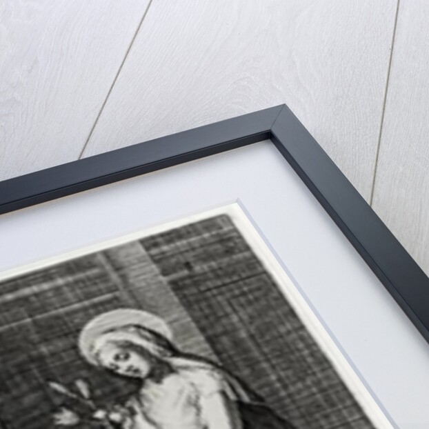 St. Catherine Exorcising a Demon from a Possessed Woman by French School