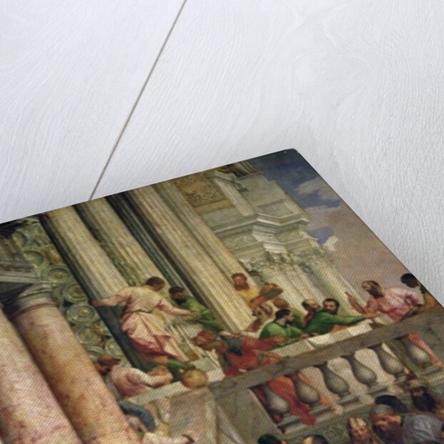 The Marriage Feast at Cana, detail of the left hand side, c.1562 by Veronese