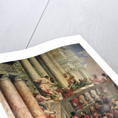 The Marriage Feast at Cana, detail of the left hand side, c.1562 by Veronese