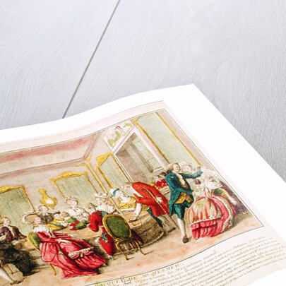 Hypnotism Session with Franz Anton Mesmer 1784 by French School