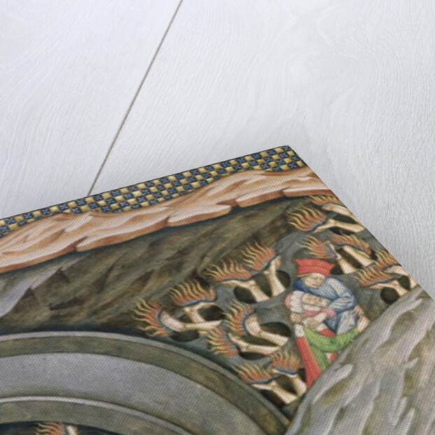 Ms 2017 f.245 Dante's Inferno with a commentary by Guiniforte delli Bargigi, ca. 1440 by Master of the Vitae Imperatorum