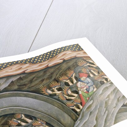 Ms 2017 f.245 Dante's Inferno with a commentary by Guiniforte delli Bargigi, ca. 1440 by Master of the Vitae Imperatorum