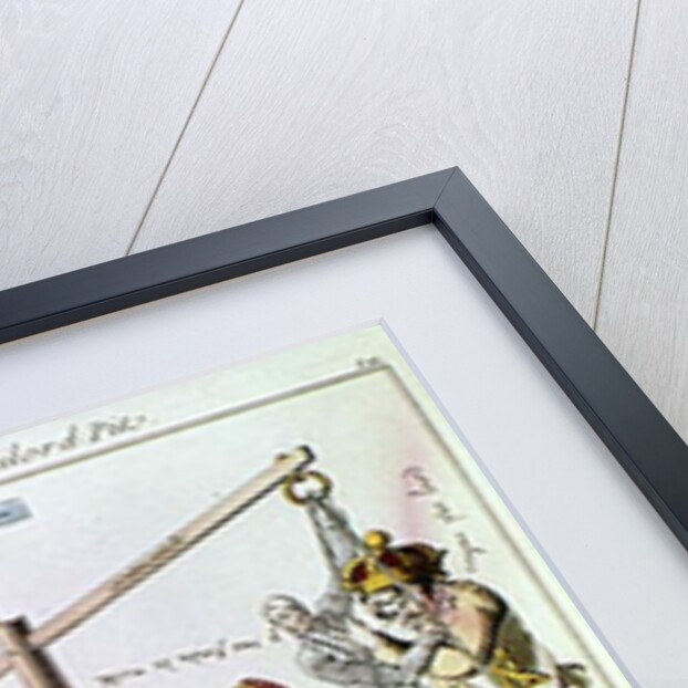 The Result of the Day of the Three Emperors, caricature drawn after the Battle of Austerlitz by French School