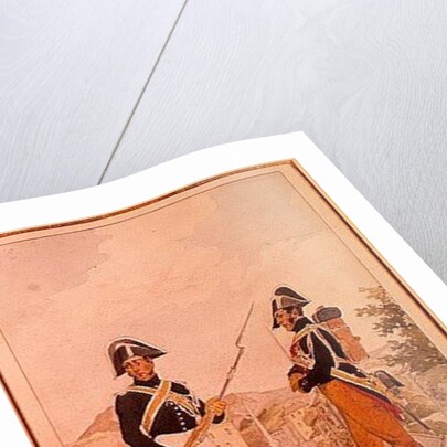 Police Officers of the Garde des Consuls in Uniform by Karl Loeillot-Hartwig