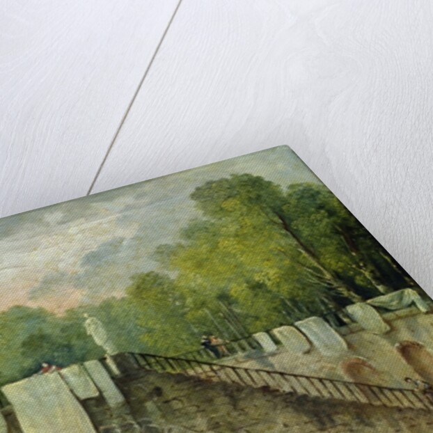 The Washerwomen by Hubert Robert