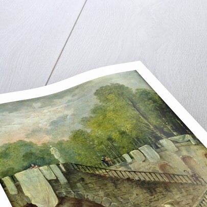 The Washerwomen by Hubert Robert