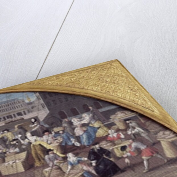 Bread and Poultry Market at Quai des Grands Augustins by French School