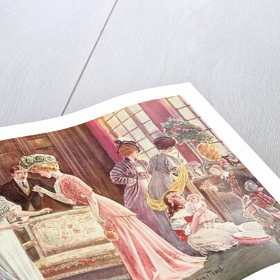 Easter Eggs in Town, 1908 by Charles Henry Tenre