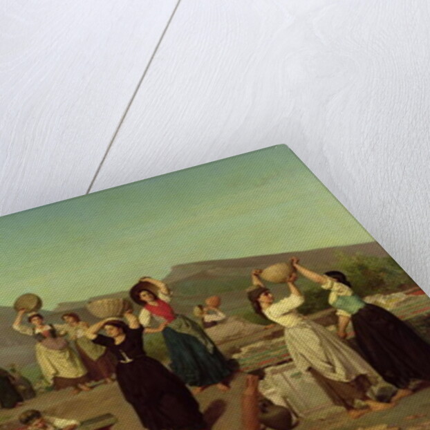 The Excavations at Pompeii, 1865 by Edouard Alexandre Sain