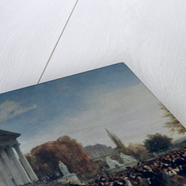 The Palais du Corps Legislatif after the Last Sitting on 4th September 1870 by Jacques Guiaud