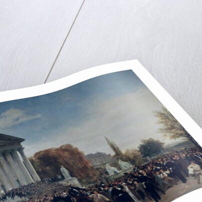 The Palais du Corps Legislatif after the Last Sitting on 4th September 1870 by Jacques Guiaud