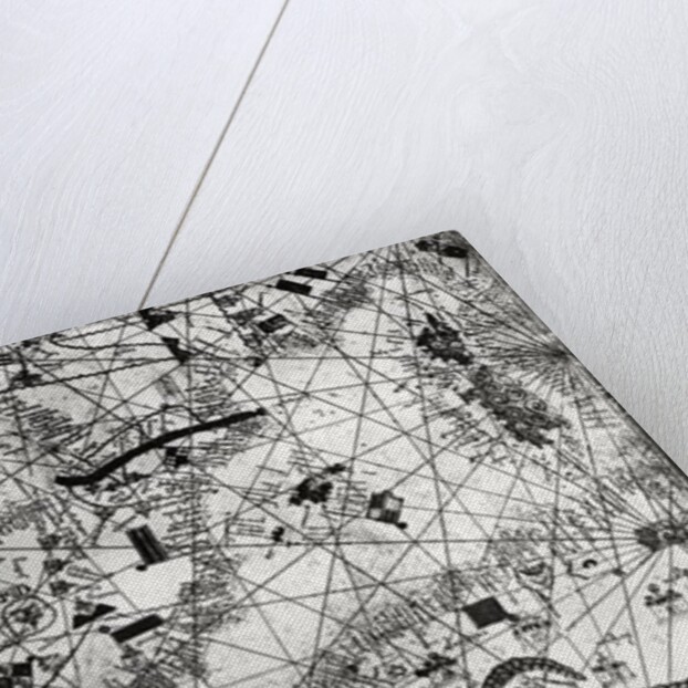 Detail from the Catalan Atlas, 1375 by Abraham Cresques