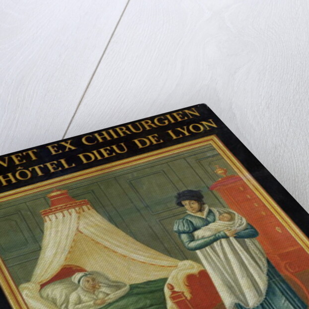 Sign advertising the services of a midwife, early 19th century by French School