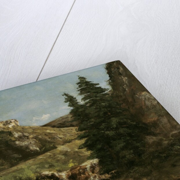 Landscape near Ornans, c.1858 by Gustave Courbet