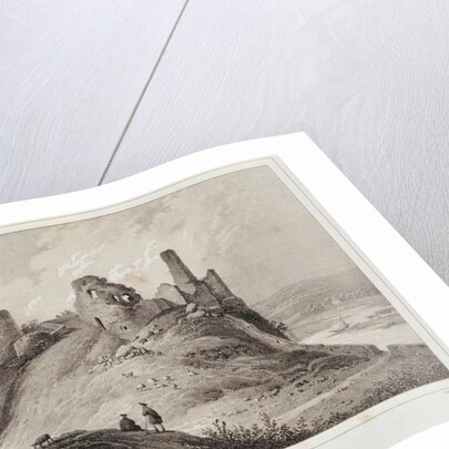 View of Berwick Castle, Berwick-upon-Tweed by Francois Alexandre Pernot