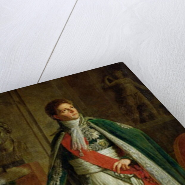 Louis Alexandre Berthier Showing a Map of the Forest of Fontainebleau, 1808 by Jacques Augustin Catherine Pajou