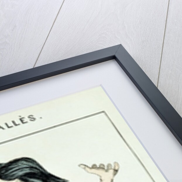 Caricature of Jules Valles by Paul Rega