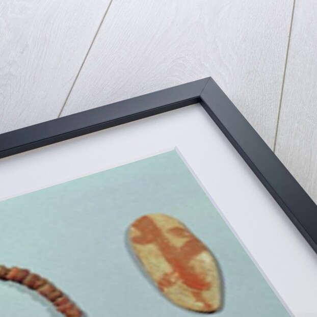 Three stones with red markings from Mas-d'Arvil by Paleolithic Paleolithic