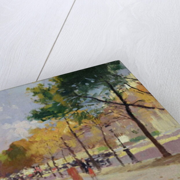 Avenue Montaigne, Paris by Jules Ernest Renoux