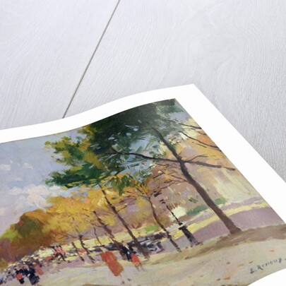 Avenue Montaigne, Paris by Jules Ernest Renoux
