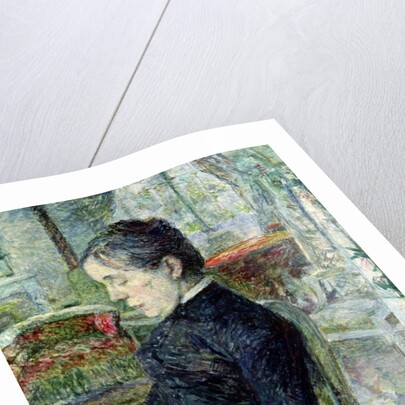 Adele Tapie de Celeyran Countess of Toulouse-Lautrec-Monfa in the Salon of Chateau de Malrome, 1887 by Henri de Toulouse-Lautrec