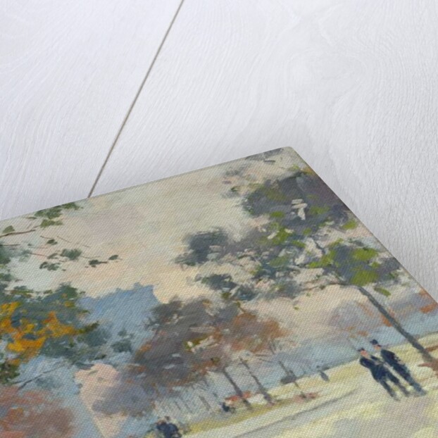 The Arc de Triomphe in Autumn, Paris by Jules Ernest Renoux