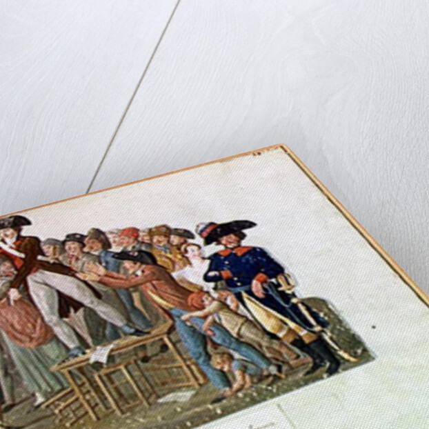 Motion in the Garden of the Palais-Royal, July 1789 by Lesueur Brothers