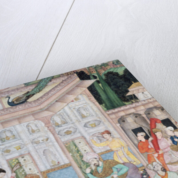 Meeting between Babur and Bedi Az Zaman Mirza, 16th-17th century by School Indian