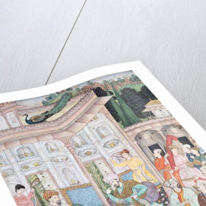 Meeting between Babur and Bedi Az Zaman Mirza, 16th-17th century by School Indian