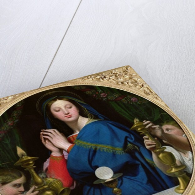 The Virgin of the Host, 1854 by Jean Auguste Dominique Ingres